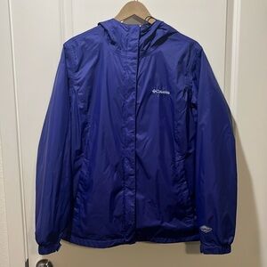 Columbia purple raincoat